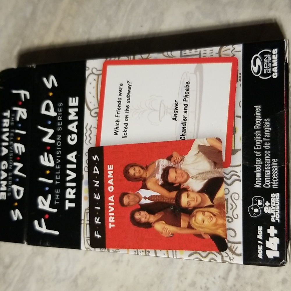 TV series Friends trivia game